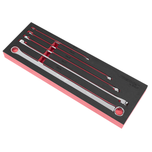 Sealey AK63110 Premier Extra-Long Double End Ring Spanner Set in EVA Foam Tray 5pc - additional view 7
