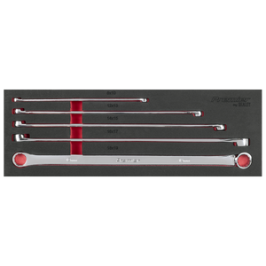 Sealey AK63110 Premier Extra-Long Double End Ring Spanner Set in EVA Foam Tray 5pc - additional view 8