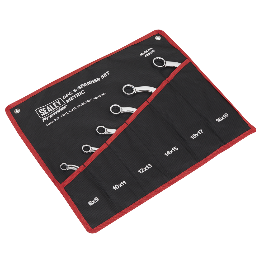 Sealey AK6315 Premier S-Spanner Set 6pc - additional view 6