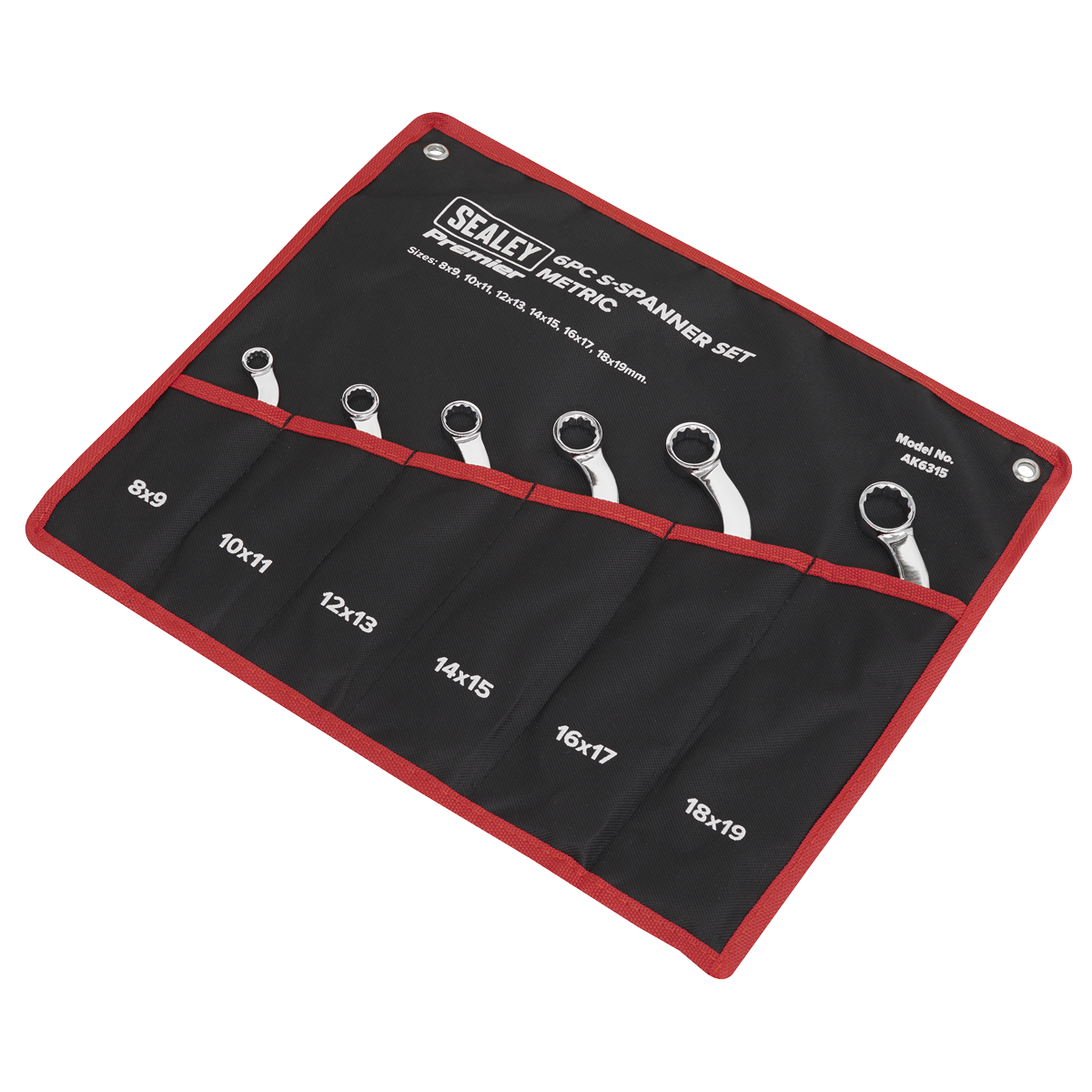 Sealey AK6315 Premier S-Spanner Set 6pc - additional view 7