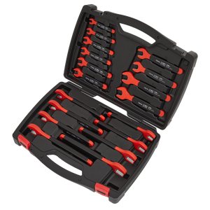 Sealey AK63172 Premier Insulated Open-End Spanner Set 18pc - VDE Approved - additional view 5
