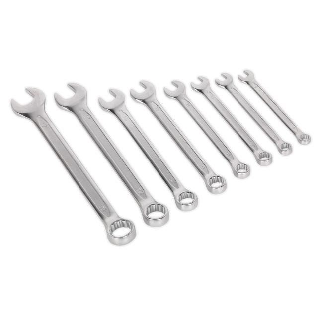 Sealey AK63252 Premier Combination Spanner Set 8pc
