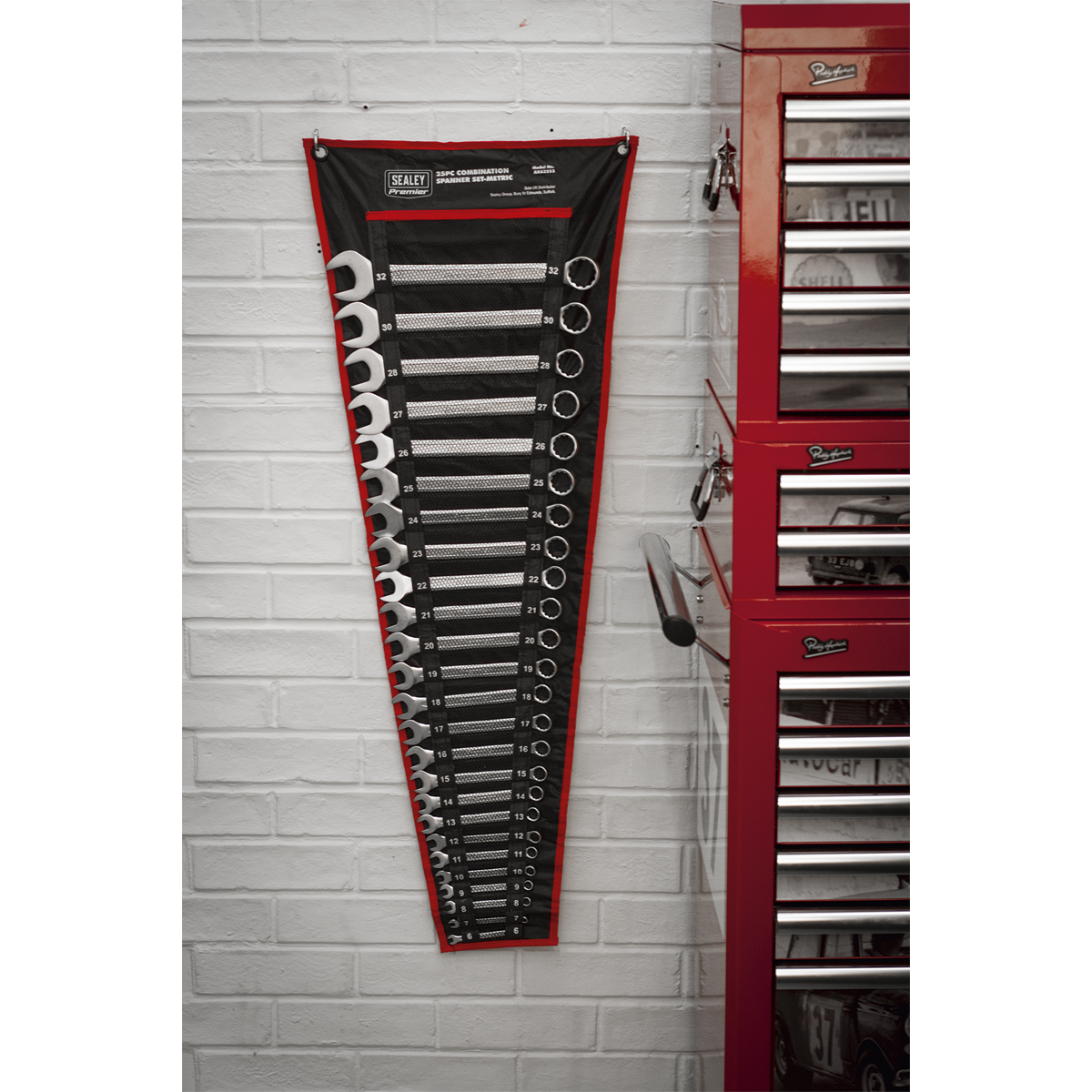 Sealey AK63253 Premier Combination Spanner Set 6-32mm 25pc - additional view 4