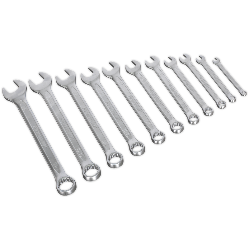 Sealey AK63254 Premier Imperial Combination Spanner Set 11pc - additional view 7