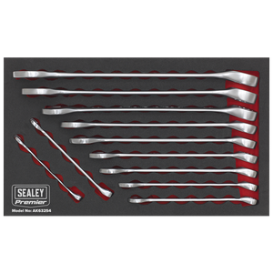 Sealey AK63254 Premier Imperial Combination Spanner Set 11pc - additional view 6