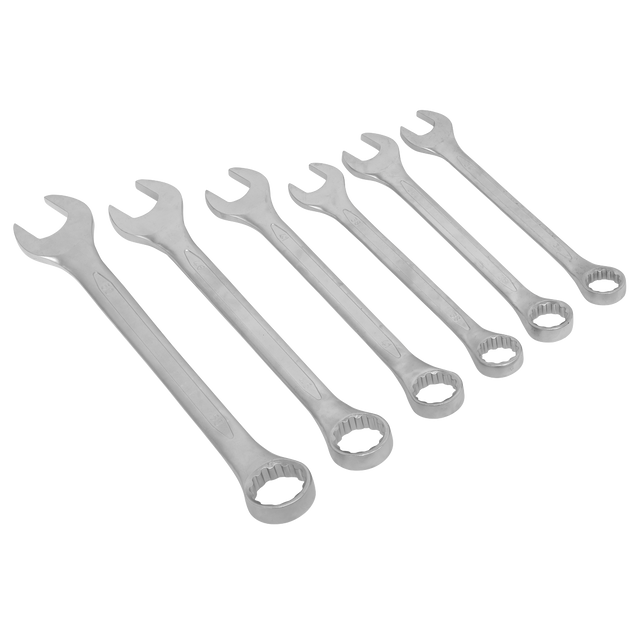 Sealey AK63259 Premier Jumbo Combination Spanner Set 6pc