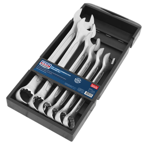 Sealey AK63259 Premier Jumbo Combination Spanner Set 6pc - additional view 3