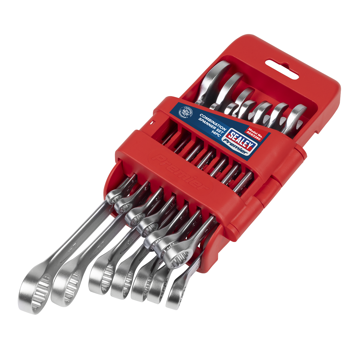 Sealey AK63260 Premier Combination Spanner Set 14pc - additional view 8