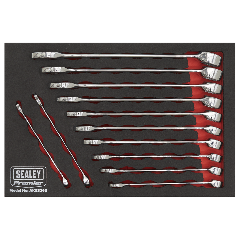 Sealey AK63265 Premier Combination Spanner Set 12pc - additional view 3