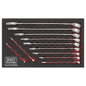 Sealey AK63266 Premier Imperial Combination Spanner Set 11pc - additional view 3