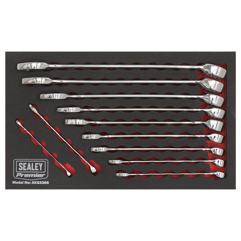 Sealey AK63266 Premier Imperial Combination Spanner Set 11pc - additional view 3