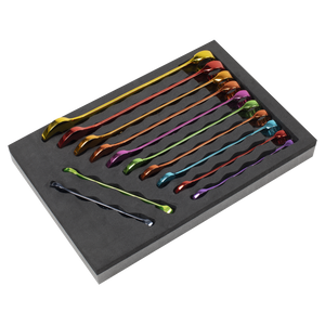 Sealey AK63267 Premier Multi-Coloured Combination Spanner Set 12pc
