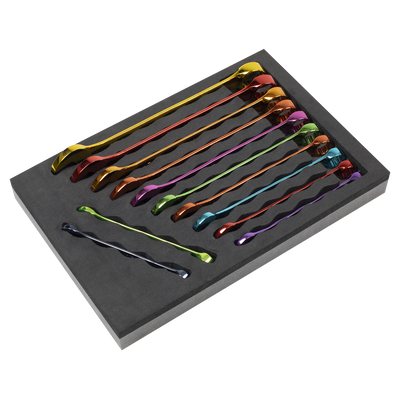 Sealey AK63267 Premier Multi-Coloured Combination Spanner Set 12pc
