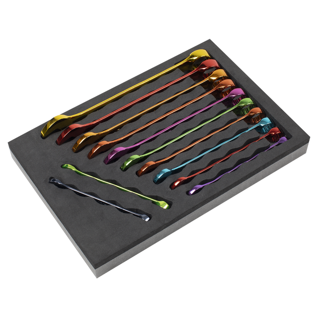 Sealey AK63267 Premier Multi-Coloured Combination Spanner Set 12pc