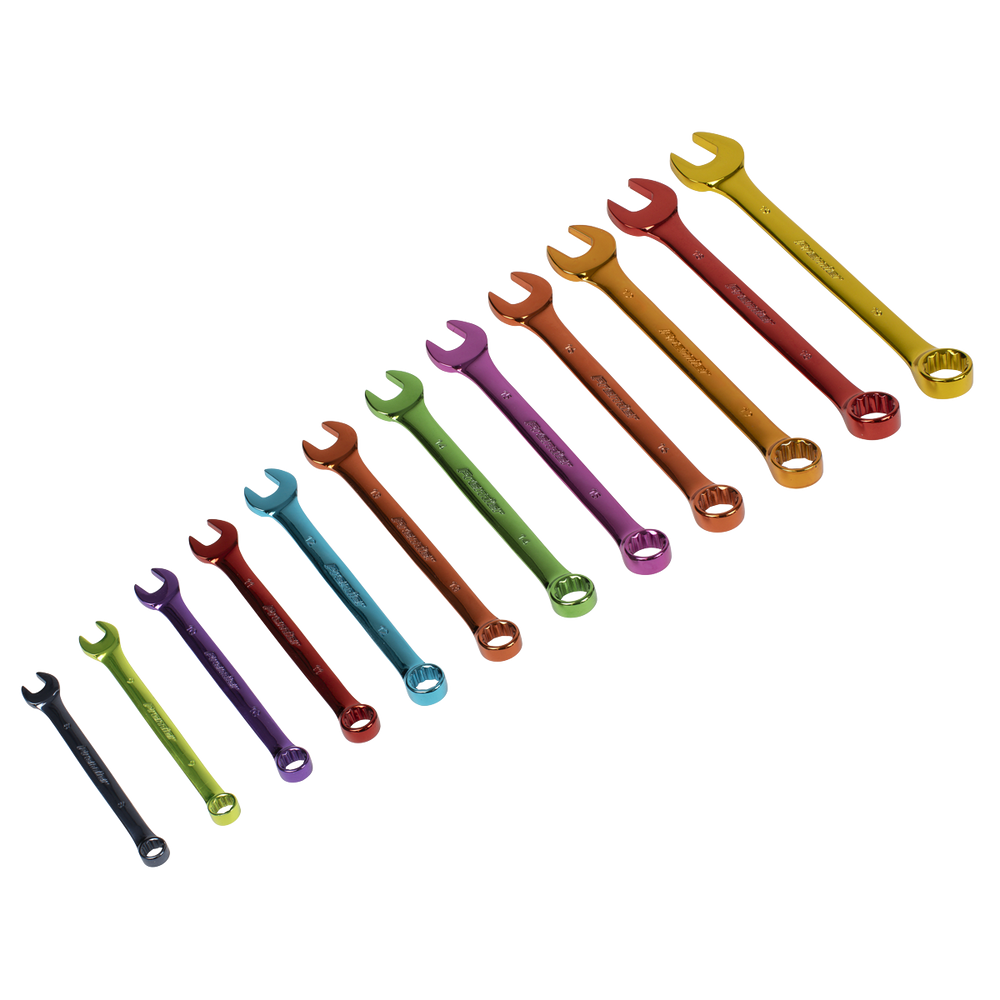 Sealey AK63267 Premier Multi-Coloured Combination Spanner Set 12pc - additional view 5