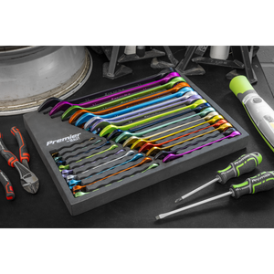 Sealey AK63268 Premier Multi-Coloured Combination Spanner Set 25pc - additional view 11