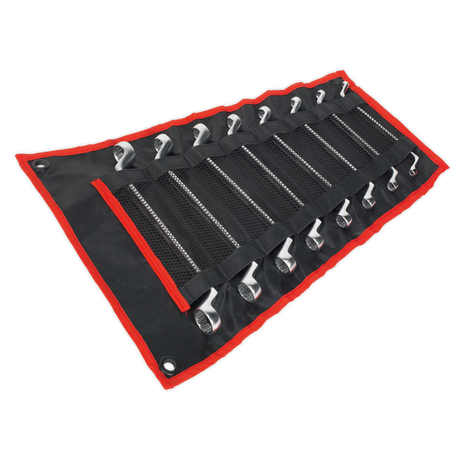 Sealey AK6327 Premier Offset Double End Ring Spanner Set 8pc - additional view 2