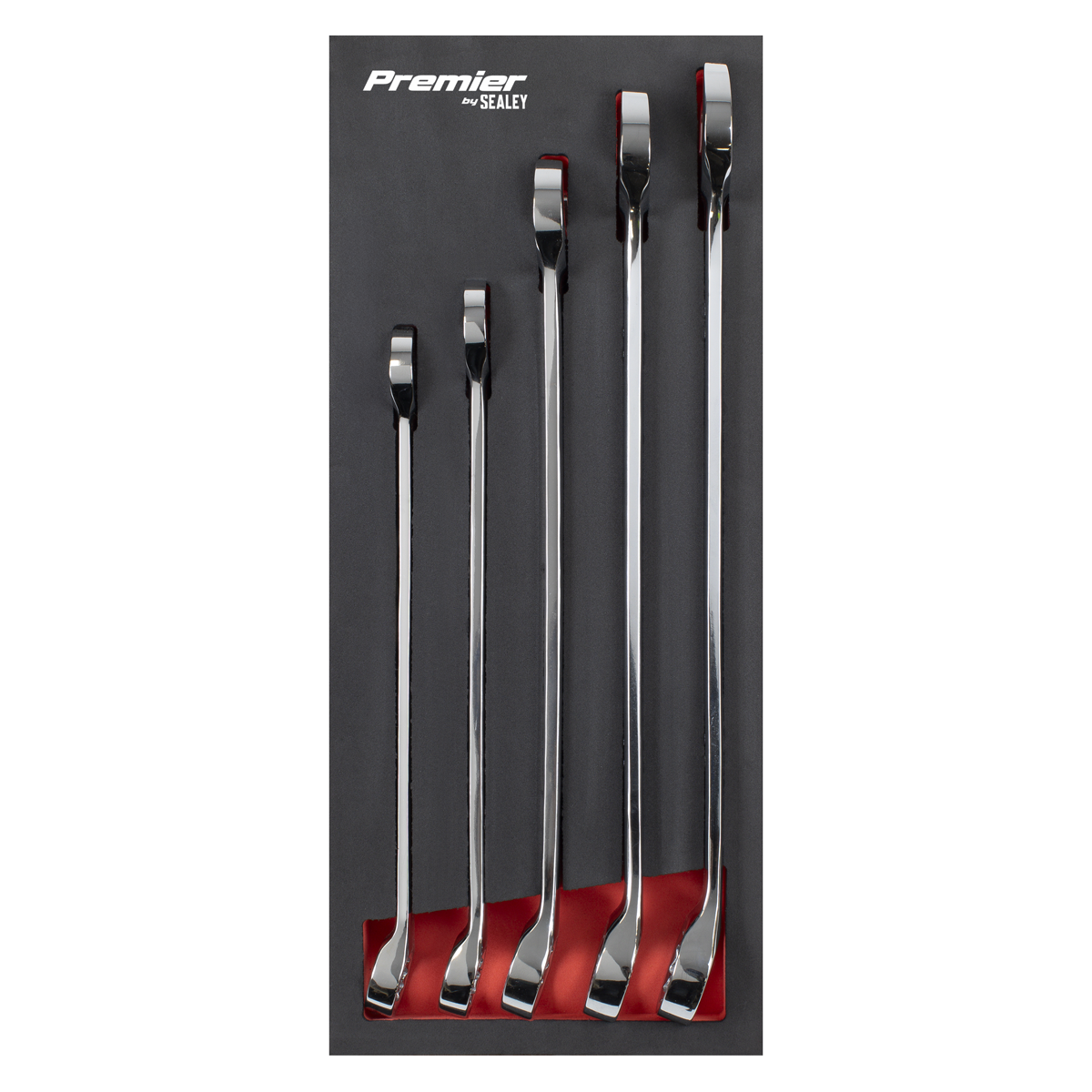 Sealey AK6329 Premier Jumbo Combination Spanner Set 5pc - additional view 4