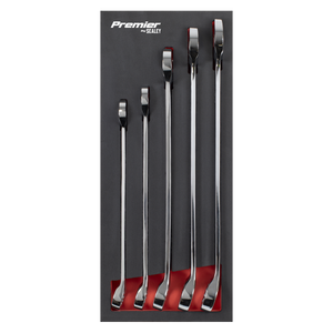 Sealey AK6329 Premier Jumbo Combination Spanner Set 5pc - additional view 4