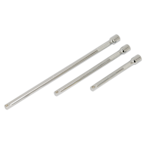 Sealey AK6330 Premier Extension Bar Set 1/4"Sq Drive 3pc
