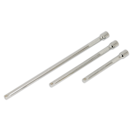 Sealey AK6330 Premier Extension Bar Set 1/4"Sq Drive 3pc