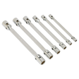 Sealey AK635 Premier Double Flexi-Head Socket Spanner Set 6pc