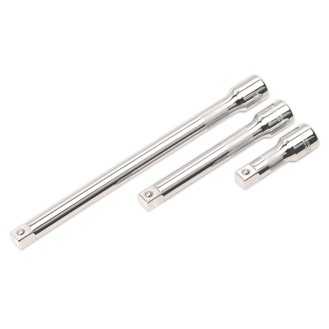 Sealey AK6350 Premier Extension Bar Set 1/2"Sq Drive 3pc