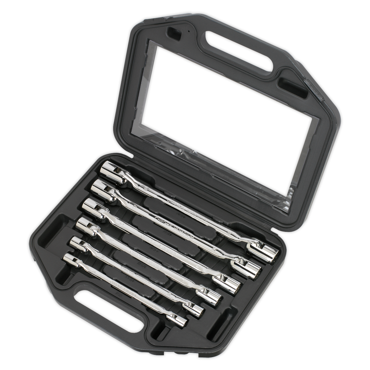 Sealey AK635 Premier Double Flexi-Head Socket Spanner Set 6pc - additional view 6