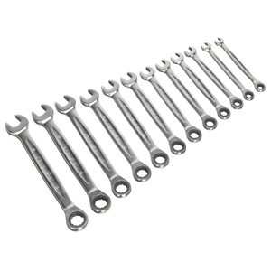 Sealey AK63922 Premier Platinum Combination Ratchet Spanner Set 12pc