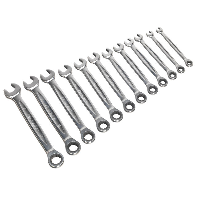 Sealey AK63922 Premier Platinum Combination Ratchet Spanner Set 12pc
