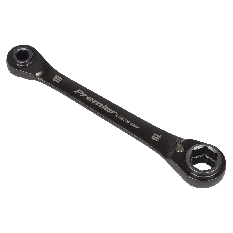 Sealey AK63923 Premier Black 4-in-1 Reversible Lock-On™ Ratchet Ring Spanner - additional view 9
