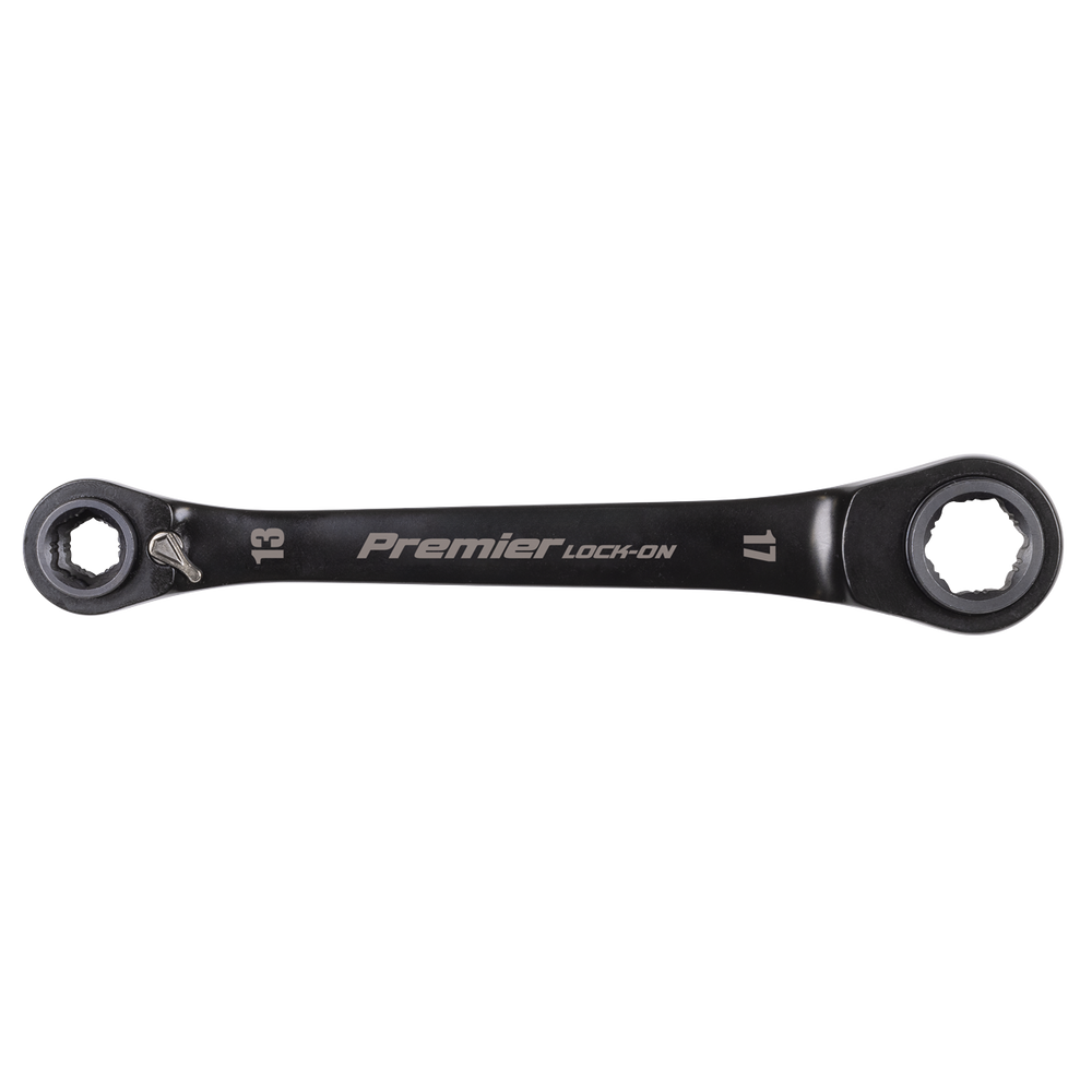 Sealey AK63923 Premier Black 4-in-1 Reversible Lock-On™ Ratchet Ring Spanner - additional view 8