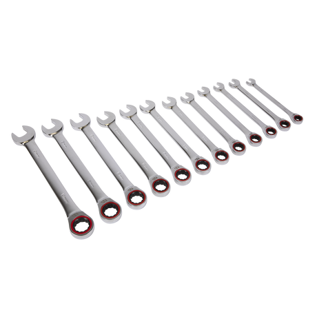 Sealey AK63940 Premier Platinum Combination Ratchet Spanner Set 12pc - additional view 2