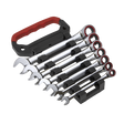 Sealey AK63941 Premier Platinum Combination Ratchet Spanner Set 7pc