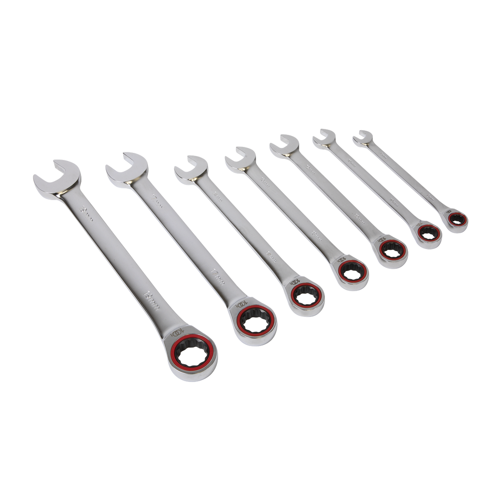 Sealey AK63941 Premier Platinum Combination Ratchet Spanner Set 7pc - additional view 3