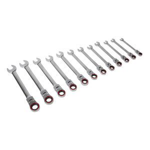 Sealey AK63942 Premier Platinum Flexi-Head Ratchet Combination Spanner Set 12pc - additional view 3