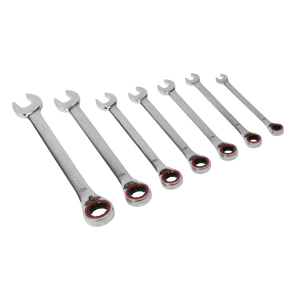 Sealey AK63945 Premier Platinum Reversible Ratchet Combination Spanner Set 7pc - additional view 4