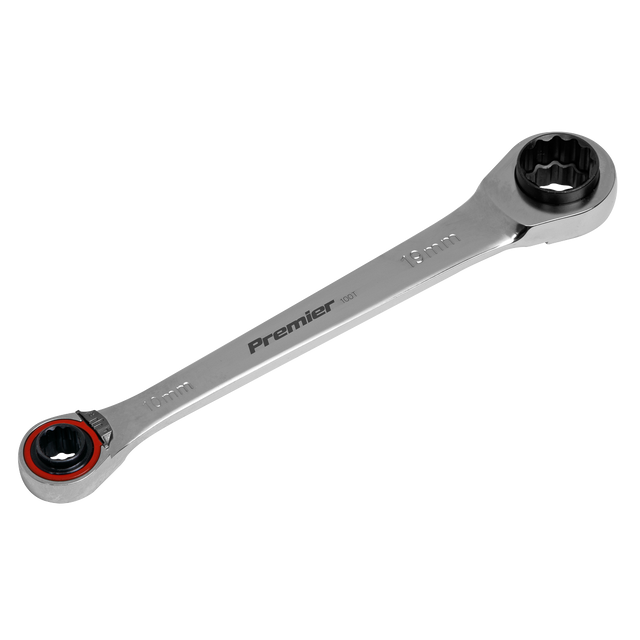 Sealey AK63948 Premier Platinum 4-in-1 Reversible Ratchet Ring Spanner