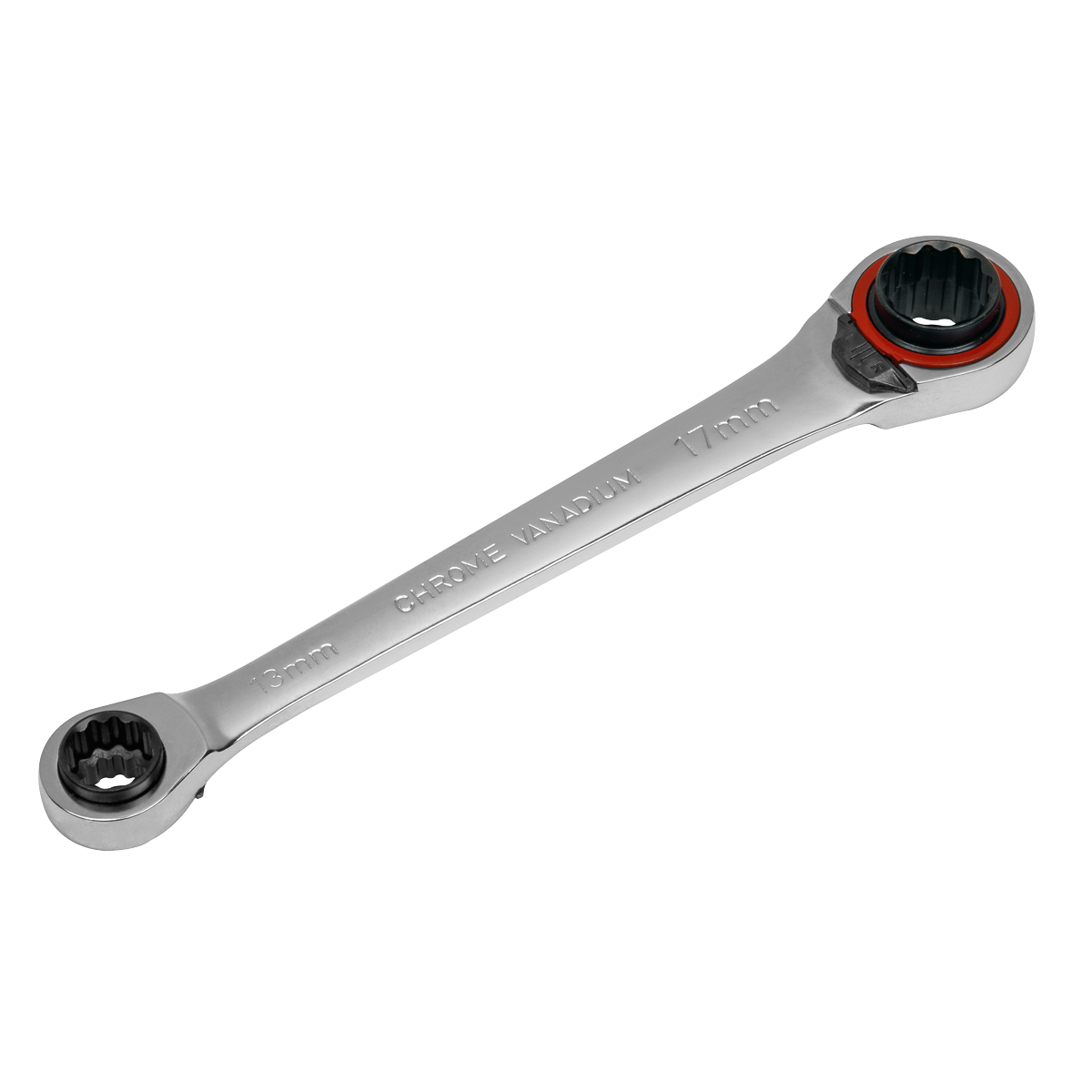 Sealey AK63948 Premier Platinum 4-in-1 Reversible Ratchet Ring Spanner - additional view 2