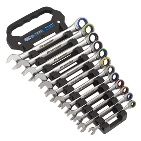 Sealey AK63949 Premier Platinum Combination Ratchet Spanner Set 12pc