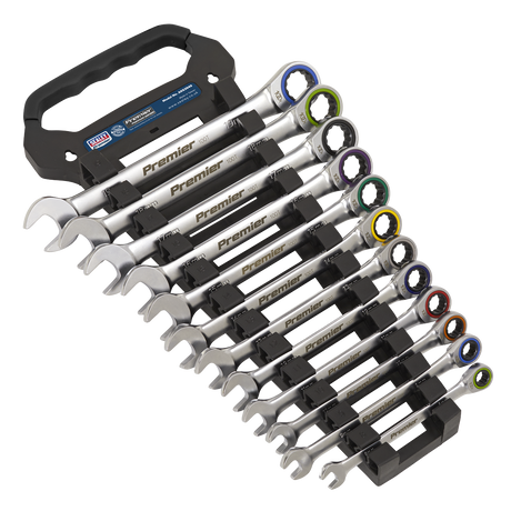 Sealey AK63949 Premier Platinum Combination Ratchet Spanner Set 12pc