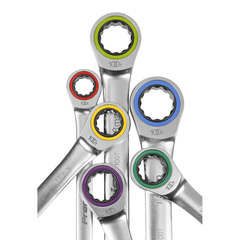 Sealey AK63949 Premier Platinum Combination Ratchet Spanner Set 12pc - additional view 5