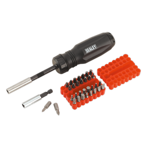 Sealey AK6498 Premier Gearless Ratchet Screwdriver Set 34pc