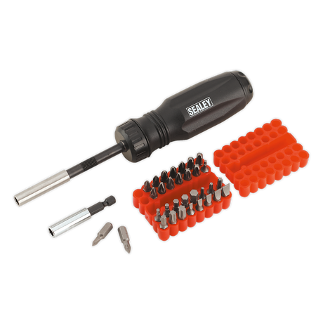 Sealey AK6498 Premier Gearless Ratchet Screwdriver Set 34pc