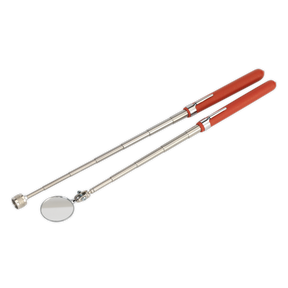 Sealey AK6527 Premier Telescopic Magnetic Pick-Up & Mirror Set 2pc