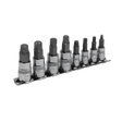 Sealey AK65600 Premier Lock-On™ Hex Socket Bit Set 1/4" & 3/8"Sq Drive 8pc