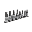 Sealey AK65602 Premier Imperial Lock-On™ Hex Socket Bit Set 1/4" & 3/8"Sq Drive 8pc