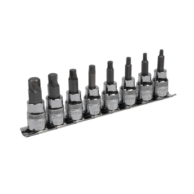 Sealey AK65603 Premier Imperial Lock-On™ Hex Socket Bit Set 3/8"Sq Drive 8pc