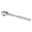 Sealey AK660 Premier Pear-Head Ratchet Wrench with Flip Reverse 1/4"Sq Drive