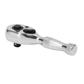 Sealey AK660S Premier Stubby Pear-Head Ratchet Wrench with Flip Reverse 1/4"Sq Drive